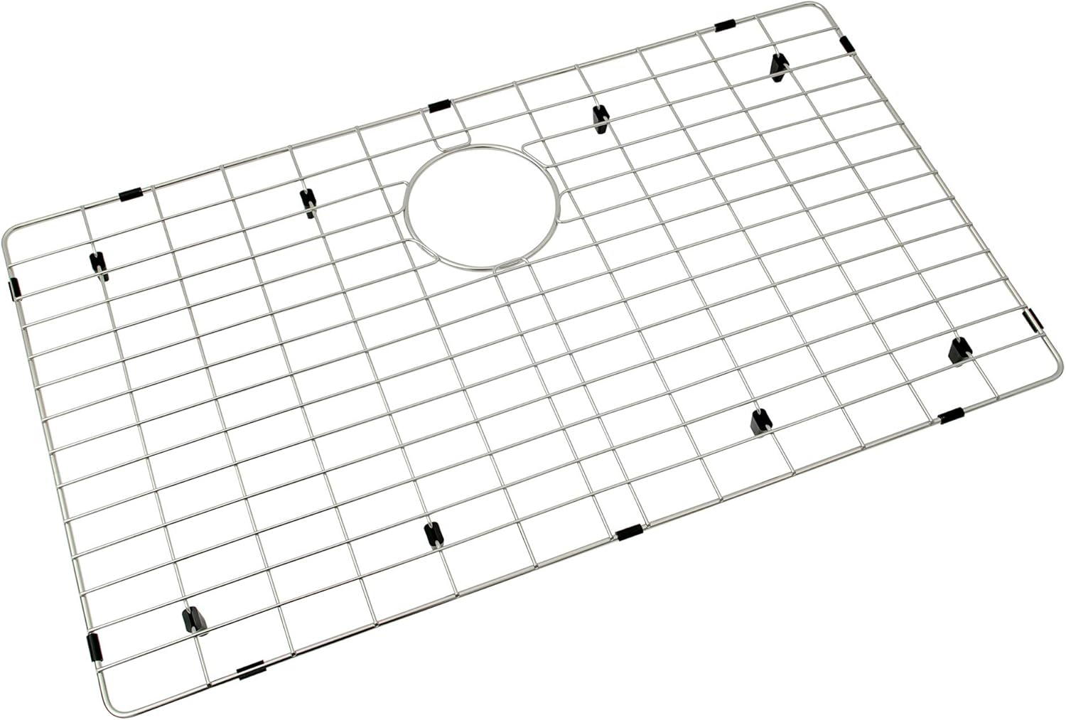 Crаzу Clеаrаnсе Sink Protectors for Kitchen Sink,Kitchen Sink Grid Size 29 3/4" X 16 3/4",Stainless Steel Sink Grid,Sink Bottom Grid for Single Sink Bowl,Sink Grate with Rear Drain Hole