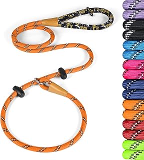lynxking hundeleine reflektierende 180cm schleppleine zum Reinschlüpfen retrieverleine mit zugstopp Hund Leine Dog Leash mit Gepolsterter Griff zum Trainieren und Gassi gehen Reinschlüpfen
