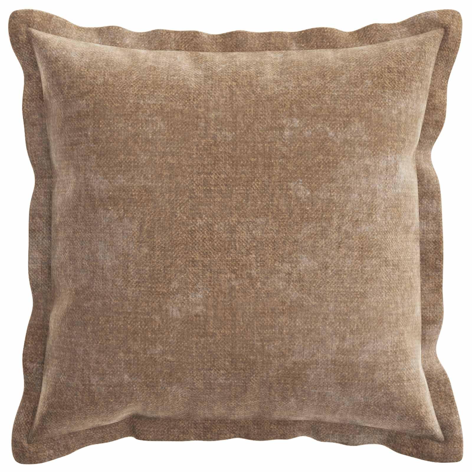 vidaXL Kissenbezug 12 STK. Houten Braun 45 x 45 cm Chenille-Stoff