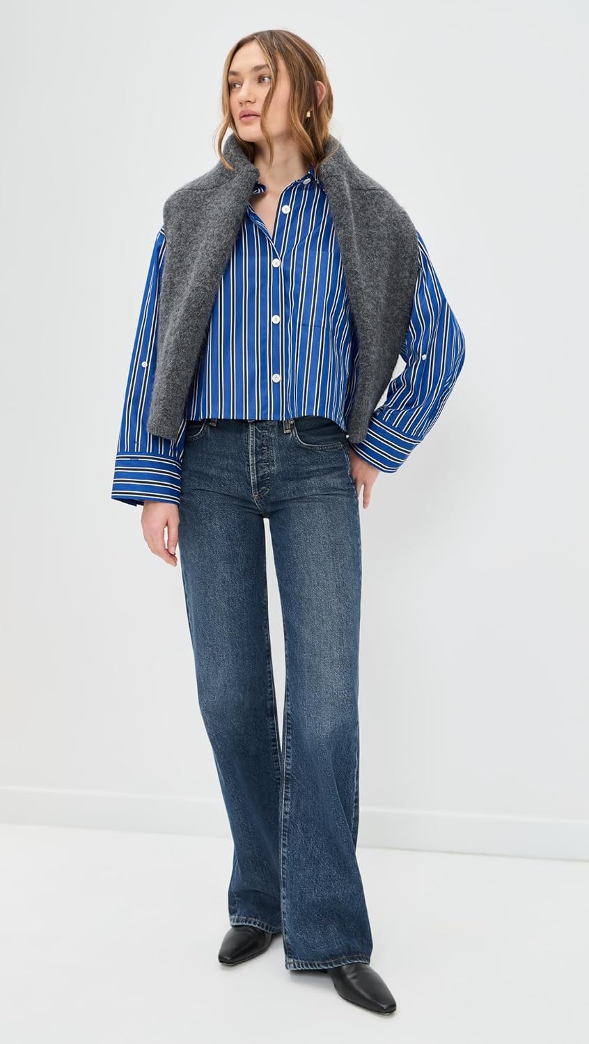 Madewell Women's Straight Hem Shirt in Poplin - Image 3