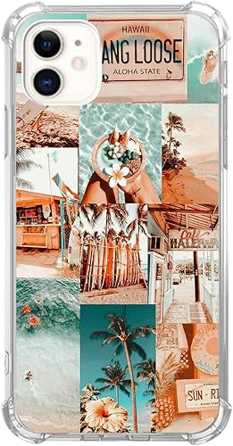 Miniatura 6 de Funda de corazón marrón compatible con iPhone 11, funda de corazón de amor marrón indie para niñas y mujeres, funda única de TPU suave para