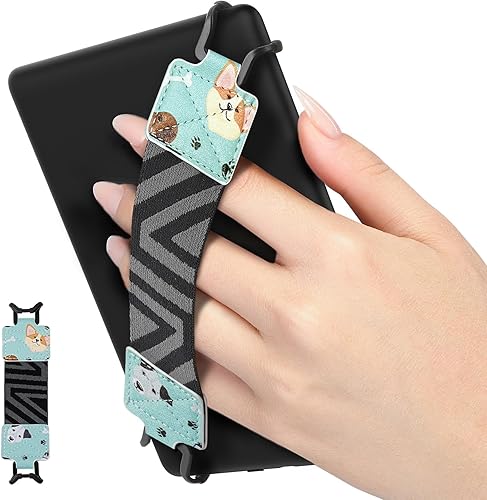 Miniatura 26 de MoKo Correa de mano de seguridad para Kindle eReaders Fire de 6 a 8 pulgadas, Kindle/Kobo/Voyaga/Lenovo/Sony Kindle E-Book, correa de mano versátil