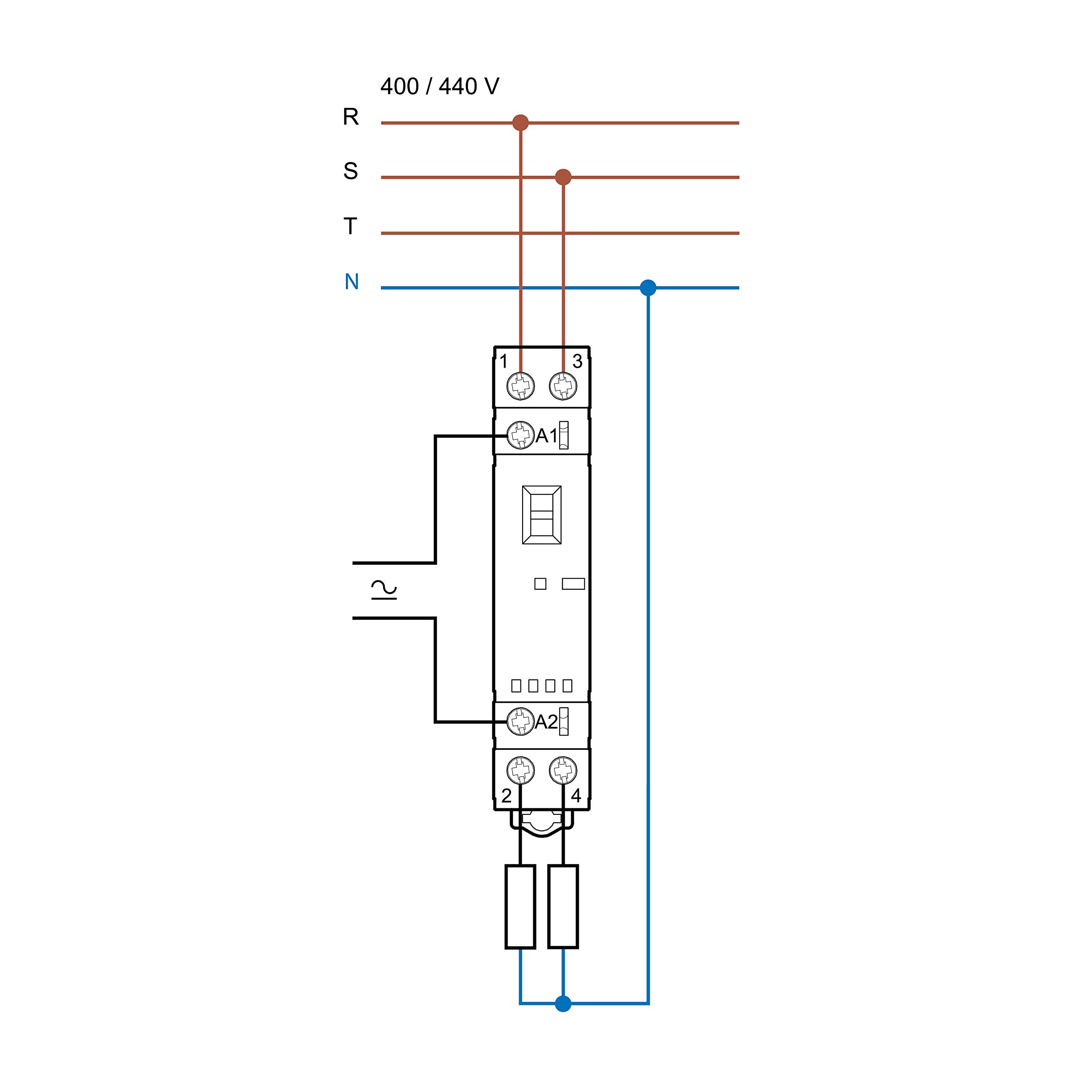 Contattore Finder 22.32.0.024.4320 | 24V AC/DC | 25A | 2 Poli NO | Modulare - 2