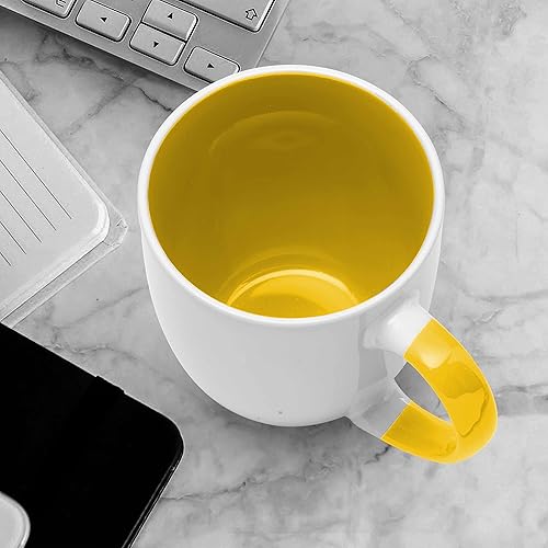 Miniatura 45 de Juego de 50 tazas de café grandes estilo bistro personalizadas de 16 onzas, paquete a granel personalizado, perfectas para café, té, expreso, cacao