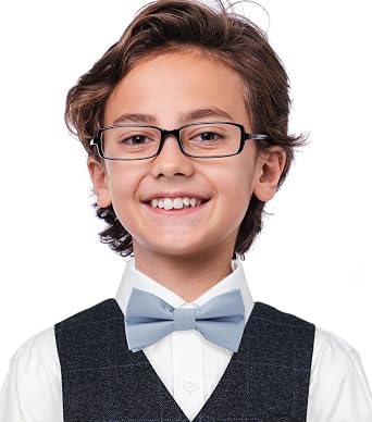 Pre-Tied Bow Ties, Formal Solid Tuxedo Bowties, Toddlers, Boys and Youths, Adults, 3 Sizes