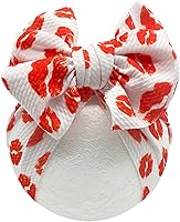 Vista 1 de Gorro de punto para bebé con lazos lindos turbante para envolver el sombrero (MZ6)