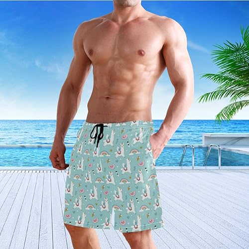 Vista 5 de visesunny Novedosos pantalones cortos de playa para hombre, secado rápido, trajes de baño deportivos para correr, nadar