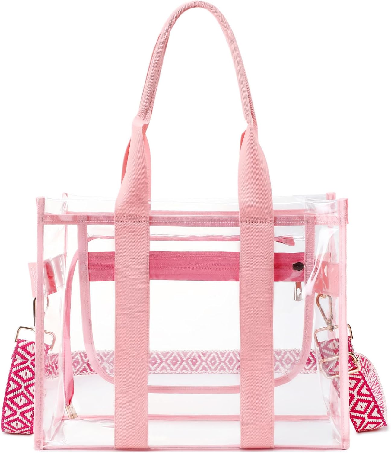 Clear Bags for Women Tote Bag, Crossbody Bag, Stadium Approved Clear Purse for Sports Events, Concert, Work & Beach - Image 7