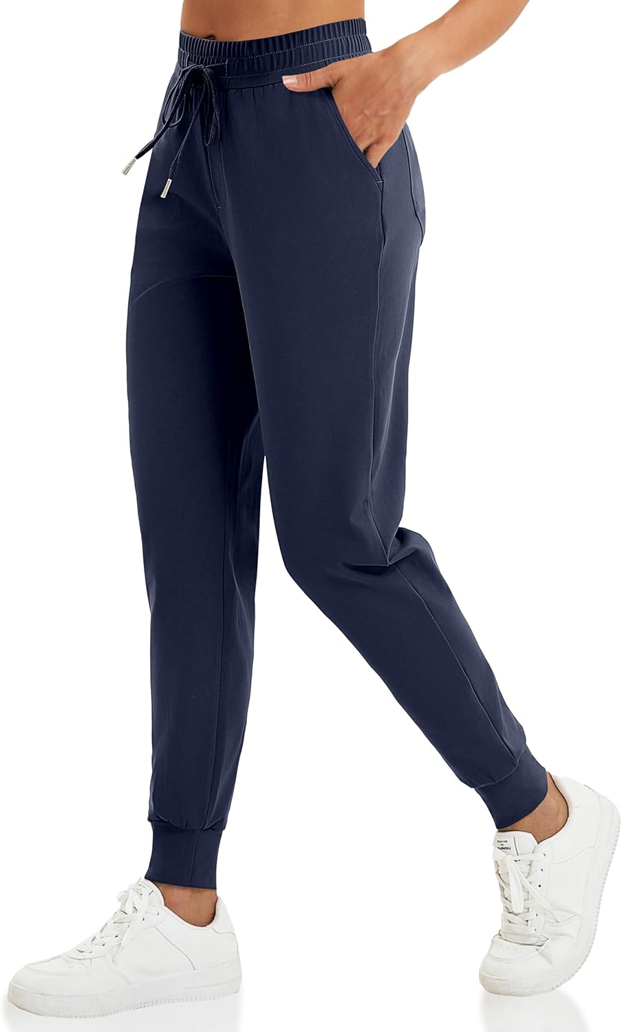 VOOVEEYA Women's Yoga Joggers Pants Stretchy Sweatpants with Pockets High Waist for Workout, Running, Lounge, Travel