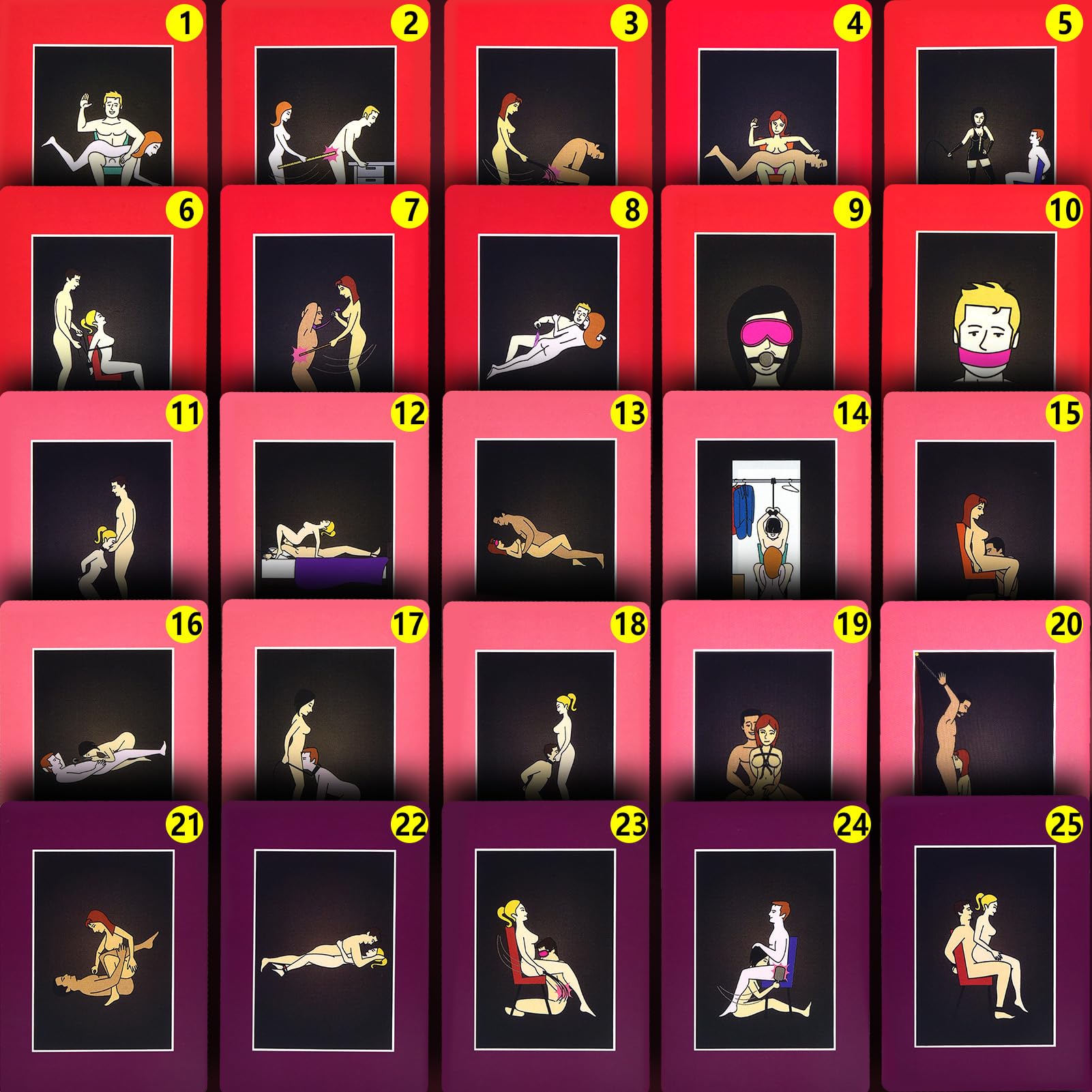 Cards that reveal exciting new positions