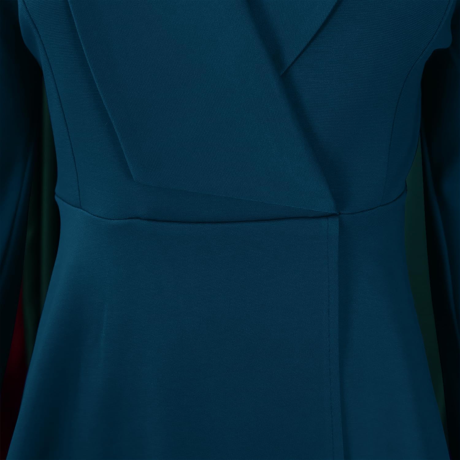 Women Suit Jacket 2 Piece Ruffle Blazer with Wide Leg Pants Suit Long Sleeve Business Casual Outfits - Image 5