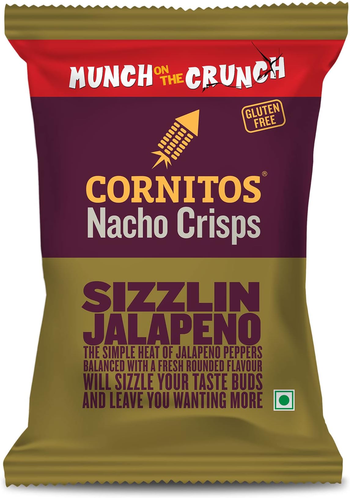 Cornitos Nacho Chips Sizzlin Jalapeno 77 g