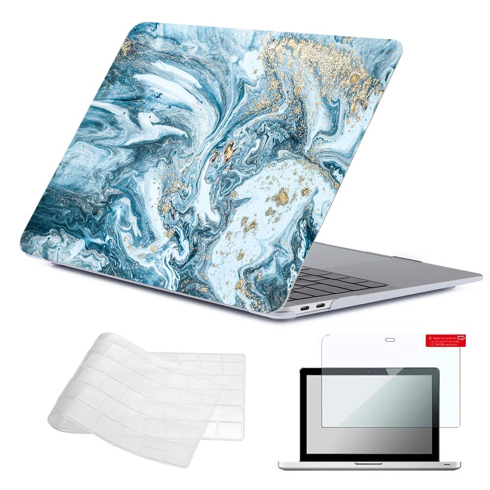 Se7enline Compatible with 13.6 MacBook Air Case M2 M3/M4 2022-2025 for Mac Air 13.6-inch A2681/A3113/A3240 Laptop Hard Shell Case with Keyboard Protective Cover & Trackpad Protector, Colorful Floret — view 73