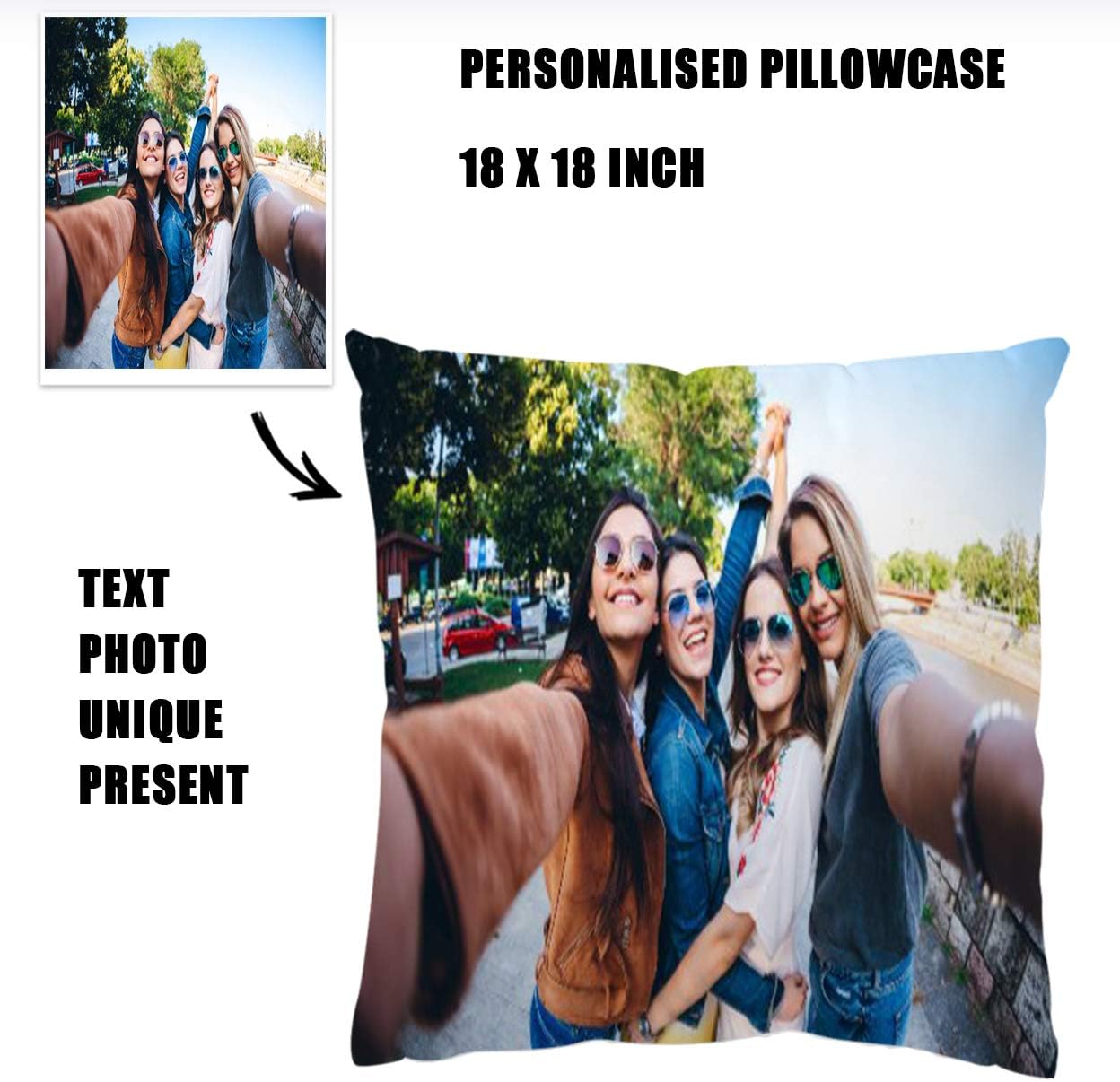 personalised printed pillow cases