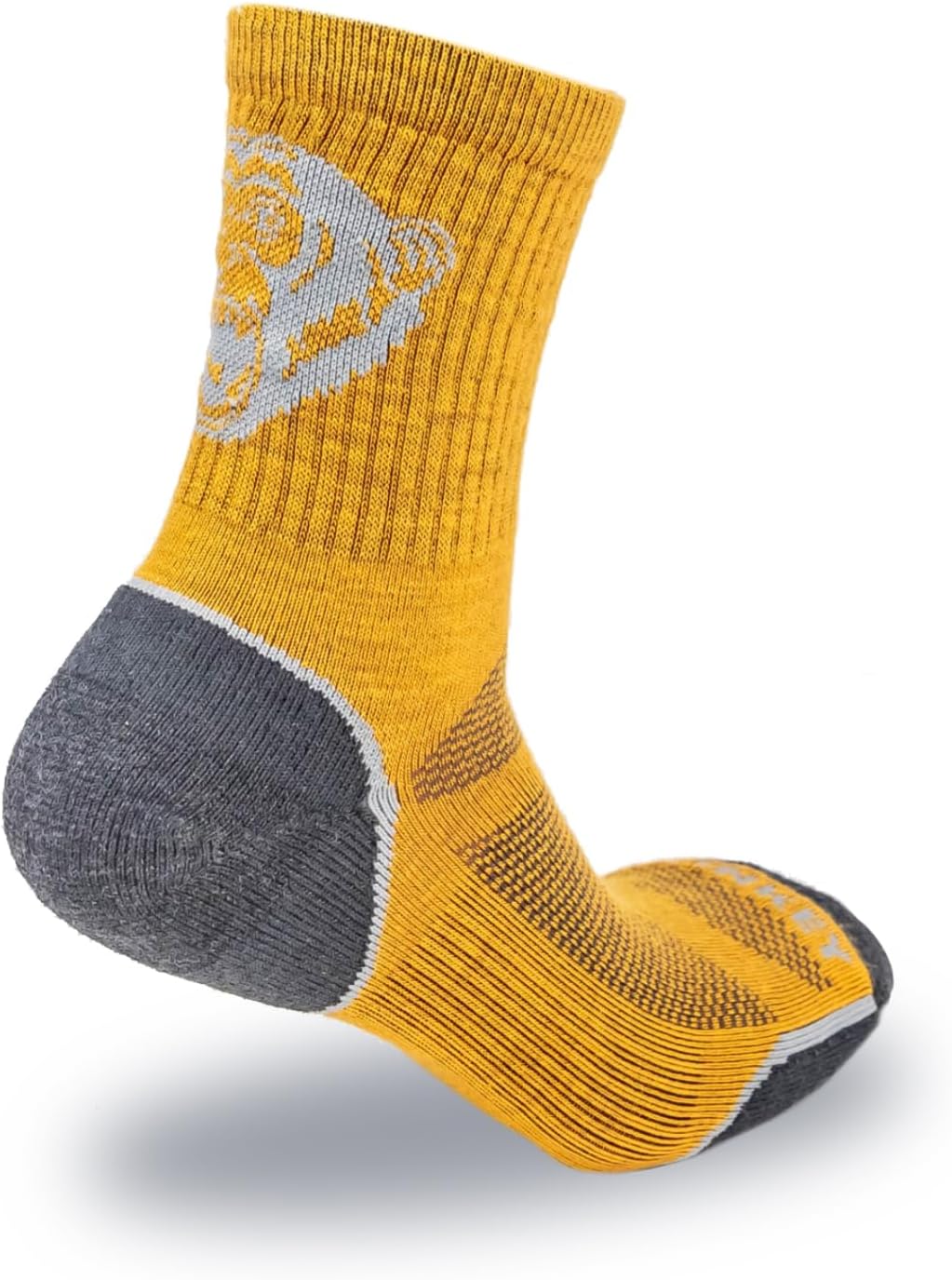 Fish Monkey SM225 Wool Lightweight Mini Crew Ventilated Outdoor Active Fishing With Arch And Ankle Compression Socks