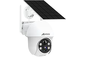 anran Camera: Wireless, Solar-Powered with 360° View