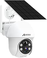 Vista 12 de ANRAN Cámara de seguridad 2K inalámbrica para exteriores, cámara solar para exteriores con visión de 360°, sirena inteligente, focos, visión