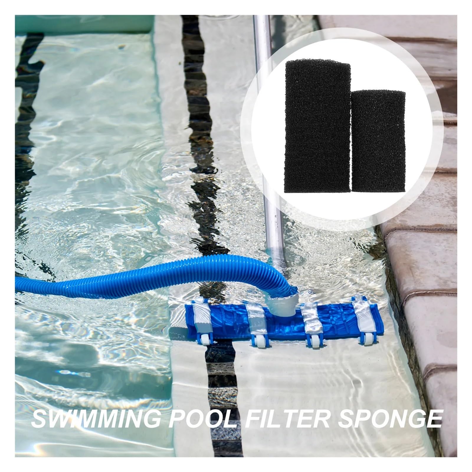 Esponjas de filtro for piscina, herramientas limpieza for jacuzzi, 10 Uds