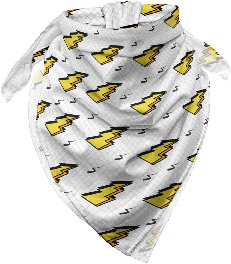 Lunarable Multicolor Unisex Bandana Yellow White 1