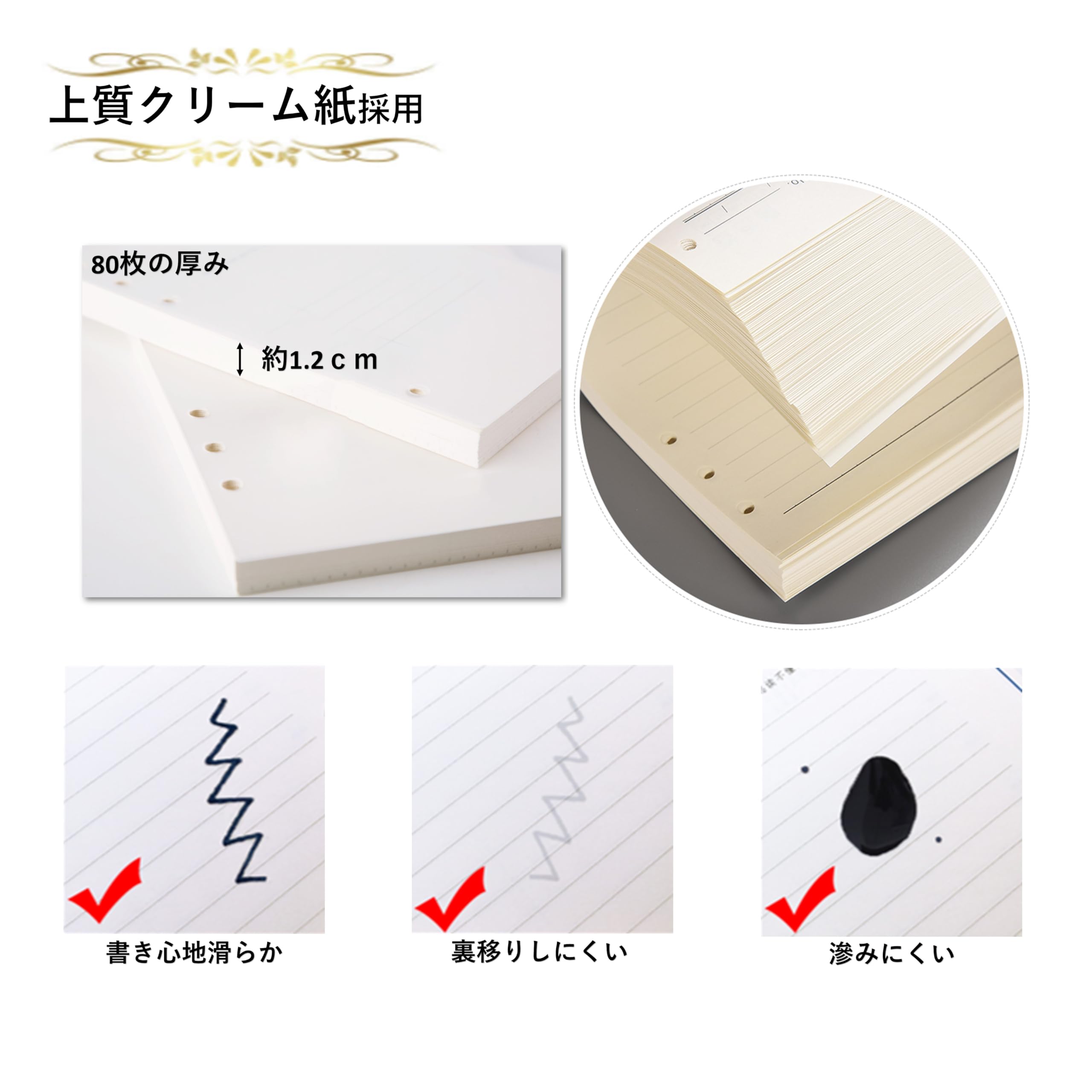 Amazon.co.jp: Felicita システム手帳 リフィル a5 6穴