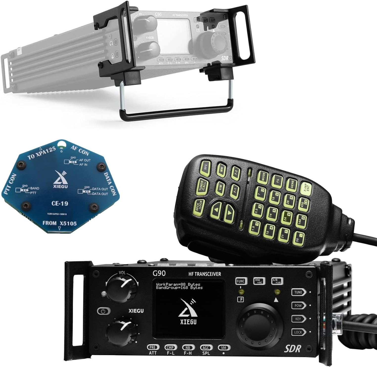 Carénage De Protection Renforcée Pour Radio Xiegu G90 - Noir - Marque DNA