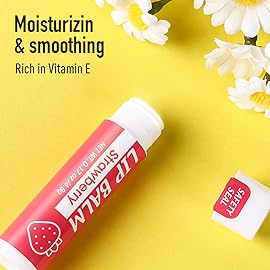 YesBes 128 Pack Lip Balm, Natural Lip Balm Bulk with Vitamin E and Coconut Oil, Moisturizing Lip Balms for Dry Cracked Lips, Lip Balms for Stocking Stuffers - 8 Flavors