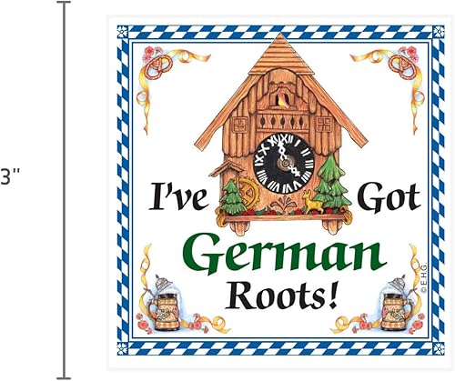 Miniatura 2 de Essence of Europe Gifts Imán de cocina I've Got German Roots