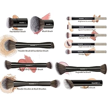MAQuillAGE セット Amazon.com: Make up Brushes, 20 Pcs Professional Makeup