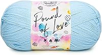Vista 36 de Lion Brand Yarn 550-150 Hilo Pound of Love, Gris Oxford