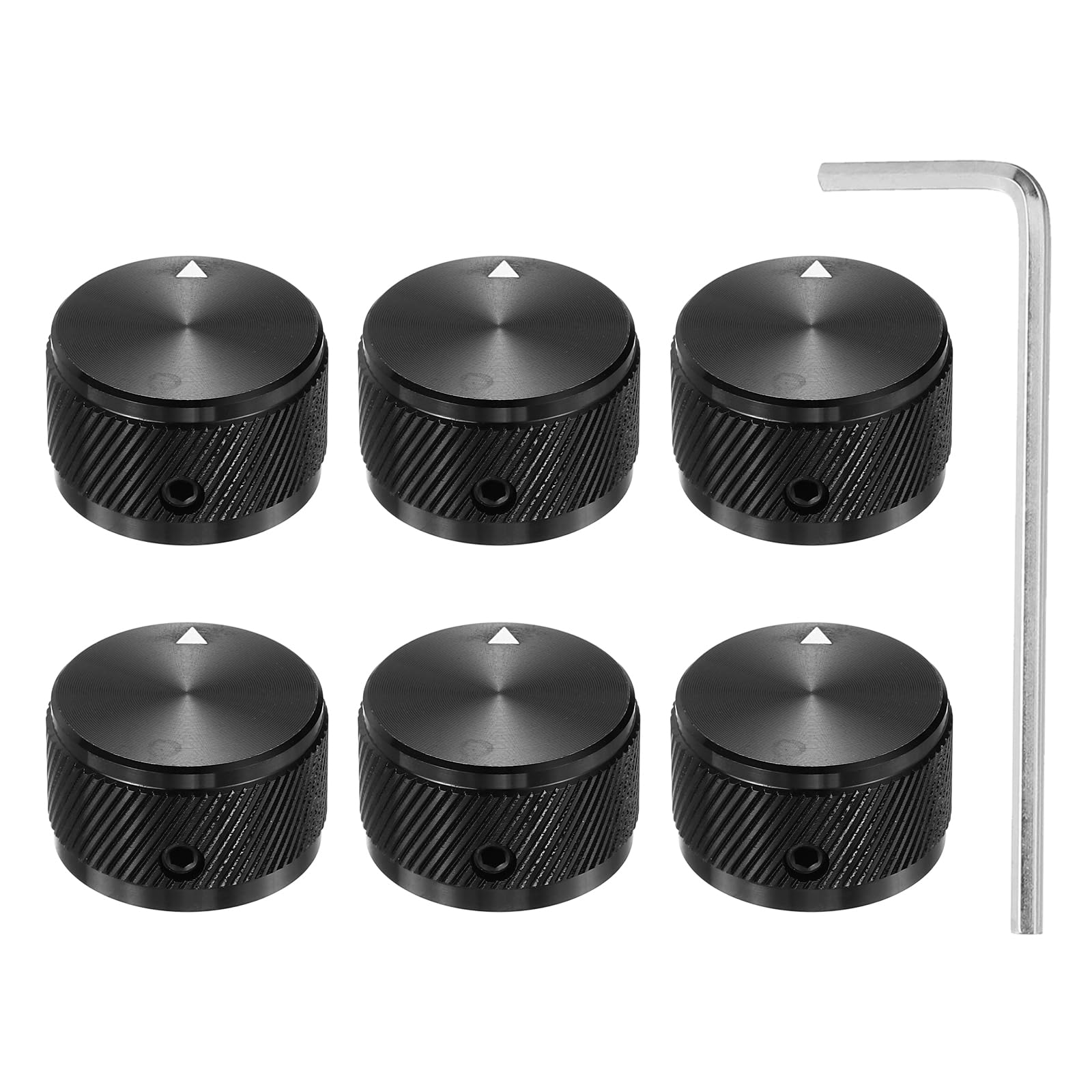 Boutons de potentiomètre 6mm en aluminium pour réparer les commandes de volume de basse