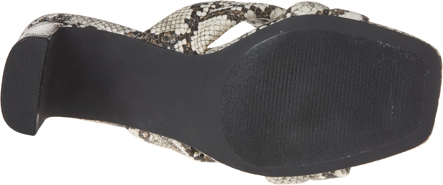 Amazon Essentials Women's Crossover Heeled Sandal with Padded Straps and Memory Foam Insole - Image 4