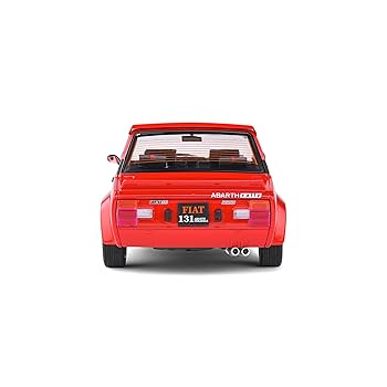 Solido FIAT 131 Abarth 1980 1:18 Scale Model Car Red: Amazon