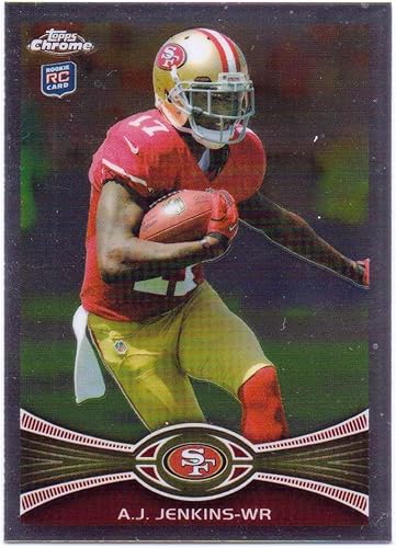 A.J. Jenkins 2012 Topps Chrome Rookie #156A - San Francisco 49ers