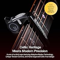 Vista 2 de G7th Performance 3 - Cejilla para guitarra ART Celtic Special Edition, color negro (G7P3CELTICBK)
