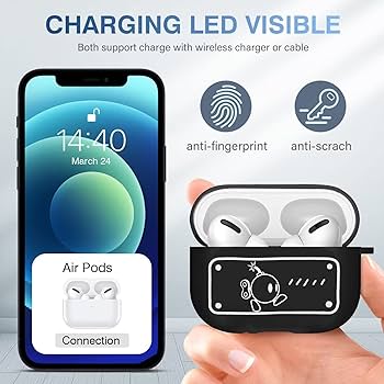 Amazon | AirPods 4 ケース(2024年モデル) おしゃれ おもしろい