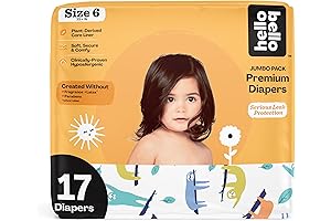 Millie Moon Premium Disposable Baby Diapers Size 6: Maximum Absorption and Comfortable Fit