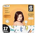 Hello Bello Premium Baby Diapers Size 6, 17 Count of Disposable, Extra-Absorbent, Hypoallergenic Baby Diapers with Snug and Comfort Fit, Sleepy Sloth