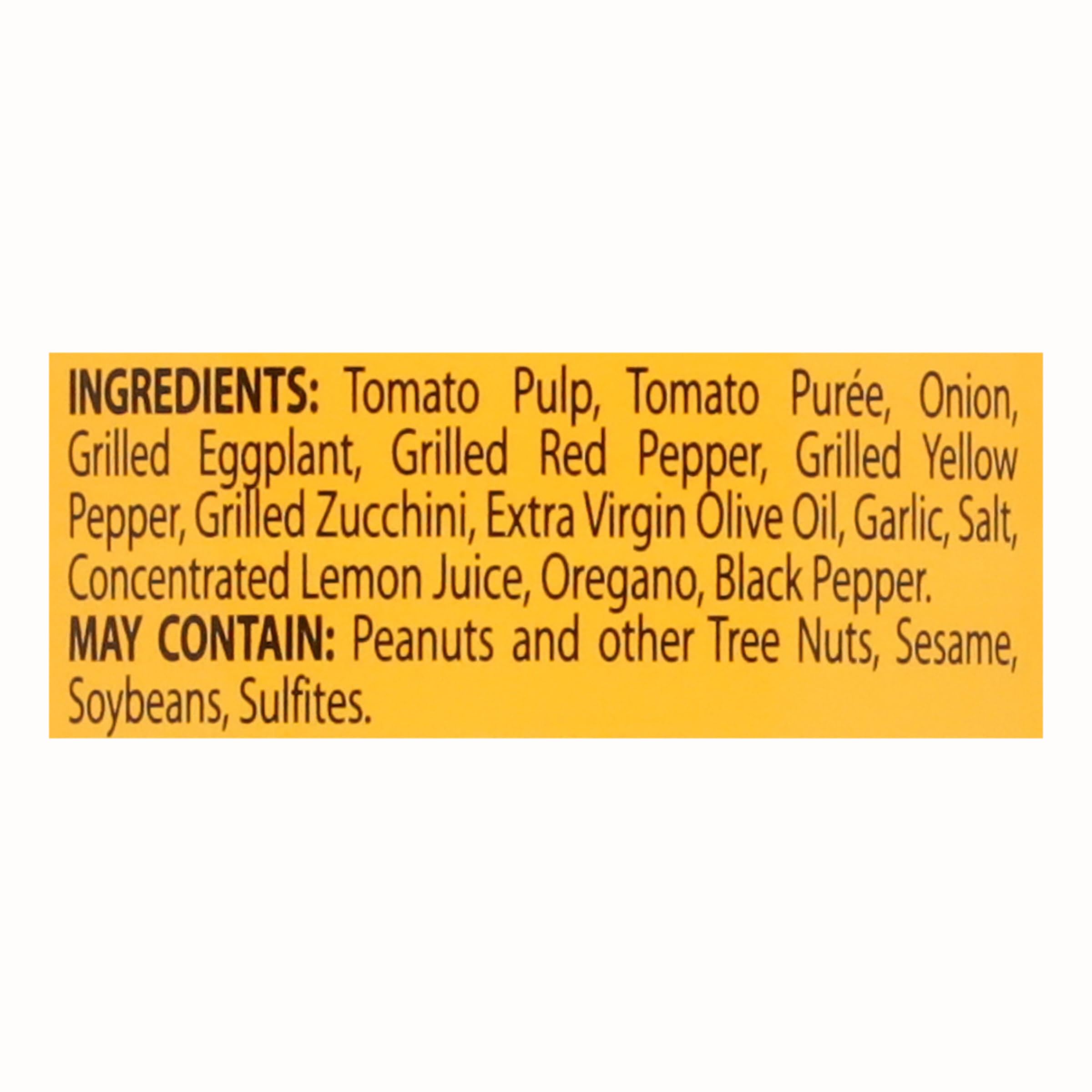 Filippo Berio Pasta Sauce, Grilled Vegetable Sauce, 24 Ounce Glass Jar, No Sugar Added, Vegan, Gluten Free, Lactose Free, Non-GMO