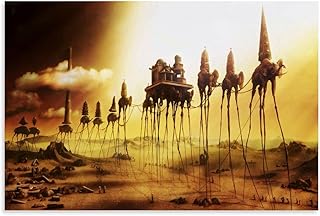 Salvador Dali Famous Painters' Works(The Elephants) Printing Posters Art Print Wall Photo Paint Hanging Picture Family Bedroom Decor Gift 24x36inch(60x90cm)