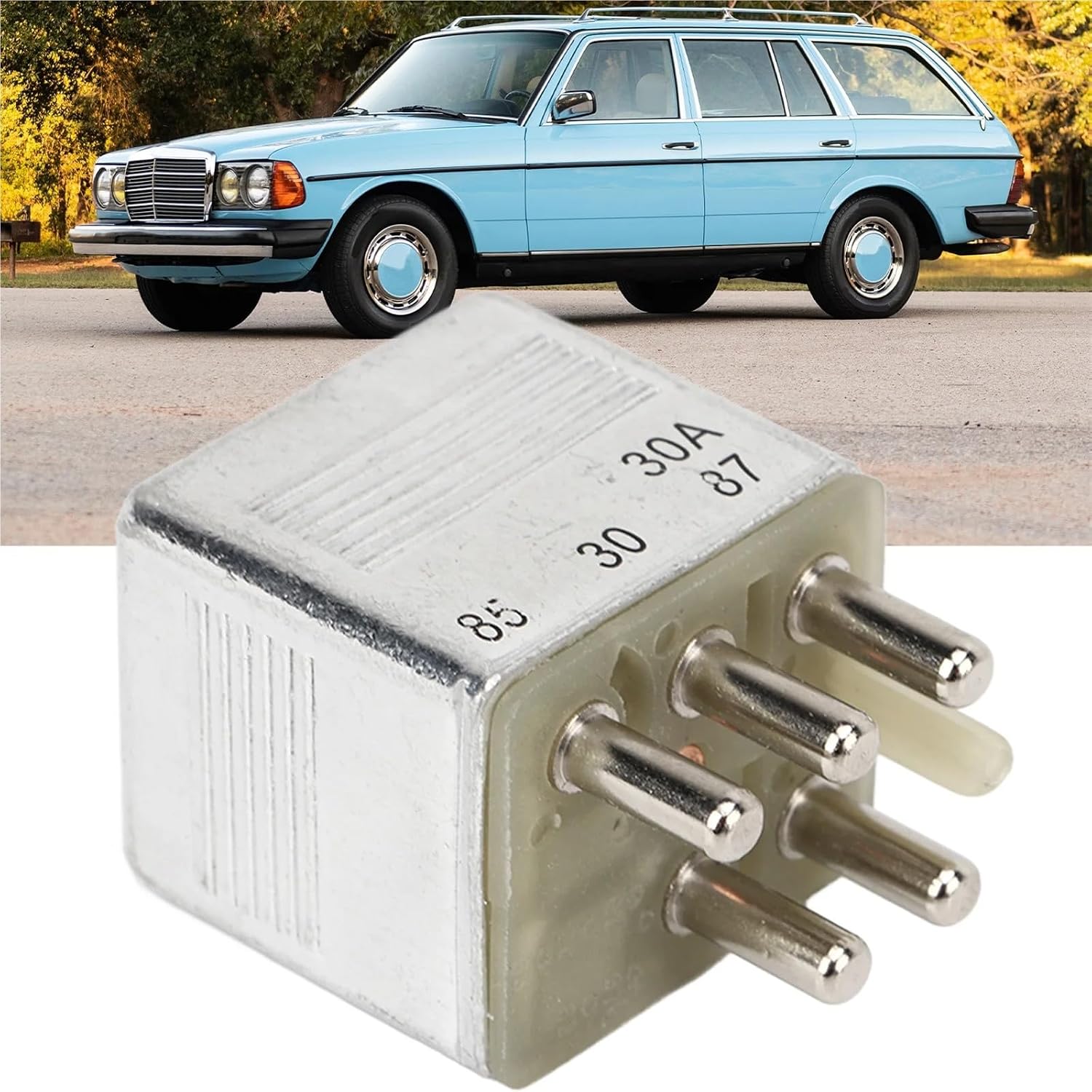 001 542 02 19 Car Fuel Pump Starter Relay 12V 5 Pin Multi Purpose Relay Fits for S320 S500 R107 W115 W123 W140