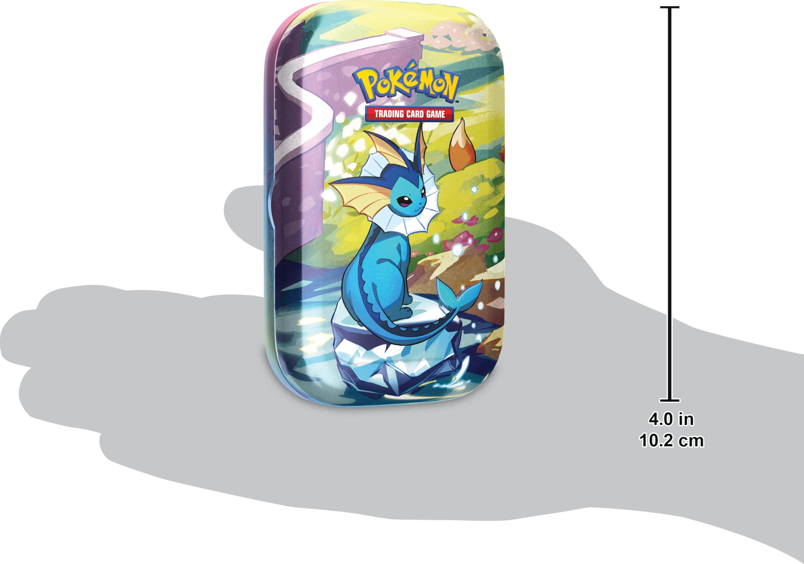Pokémon: Mini-boîte Écarlate et Violet – Évolutions Prismatiques – Aquali du JCC Pokémon (2 boosters et 1 pièce)