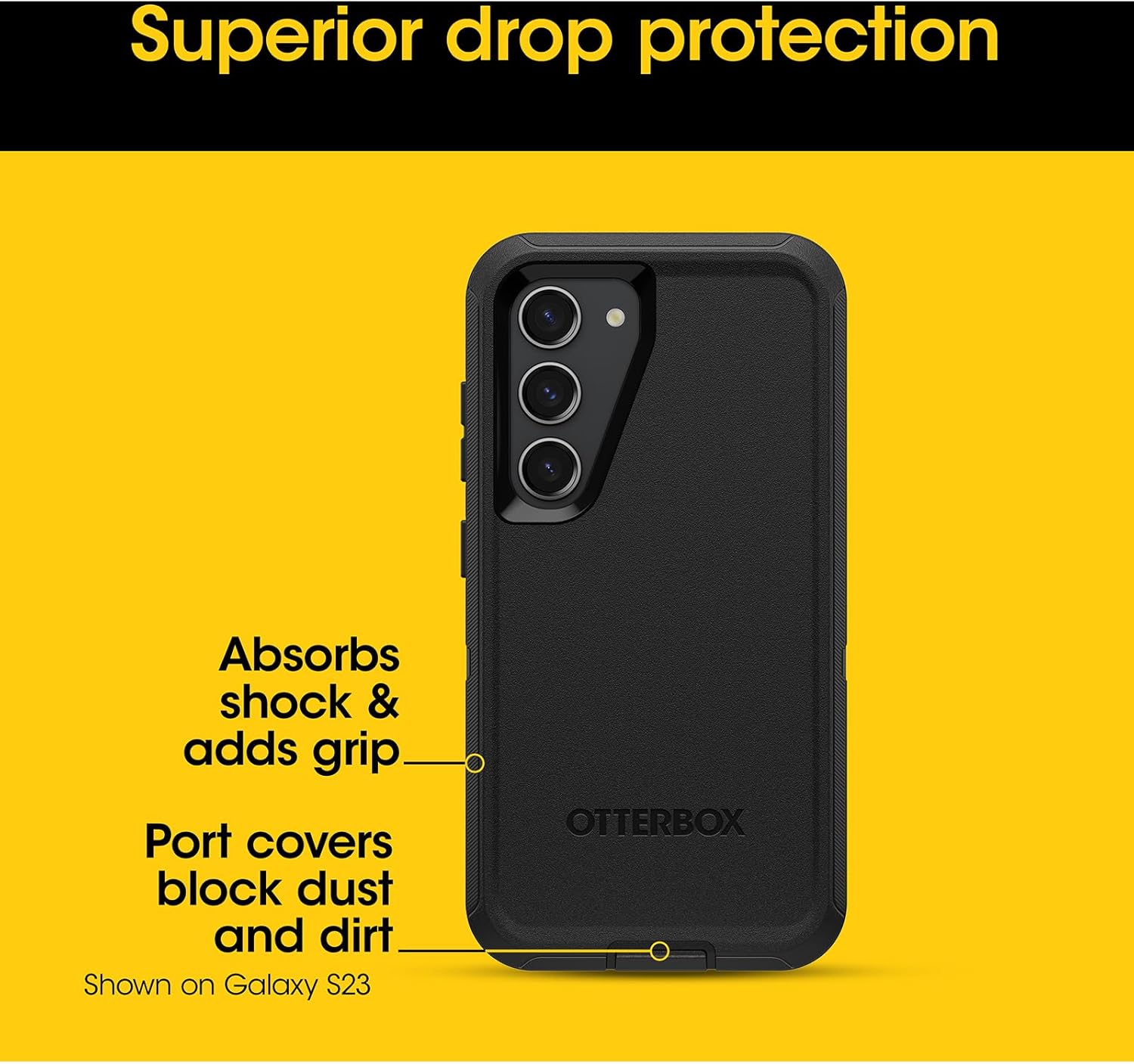 OtterBox Samsung Galaxy S24 (Only) - Defender Series Case - Baby Blue Jeans (Blue) - Rugged & Durable - with Port Protection - Holster Clip Includes - Non-Retail Packaging