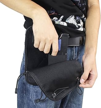 Marsupio Tattico SenzaMa Portapistola Occultamento - Multifunzione Con 6 Tasche | Compatibile Beretta E Glock - Foto 3