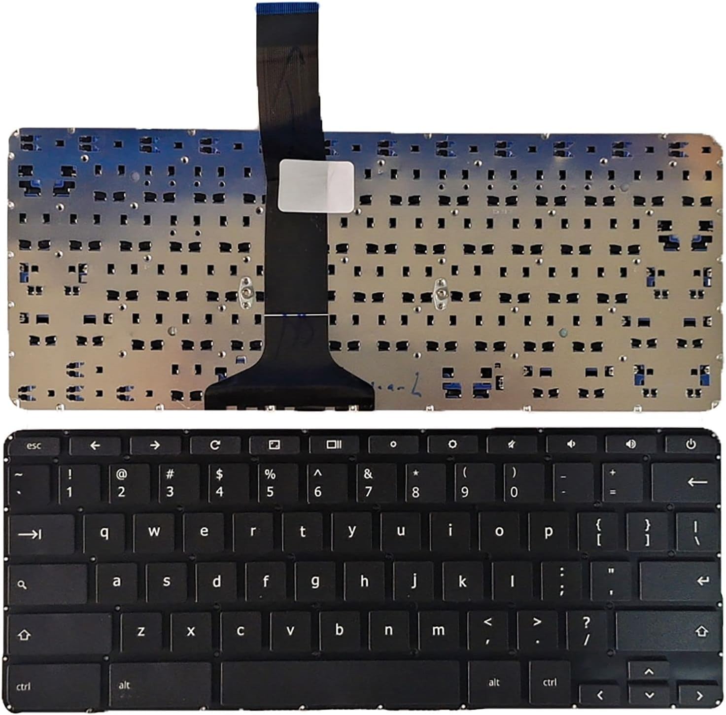 Laptop Replacement US Keyboard for HP Chromebook 11 G2 11 G3 Chromebook 11 G4 EE NSK-CU2SQ 9Z.NBTSQ.21D NSK-CU2SQ 788699-B31 788639-001
