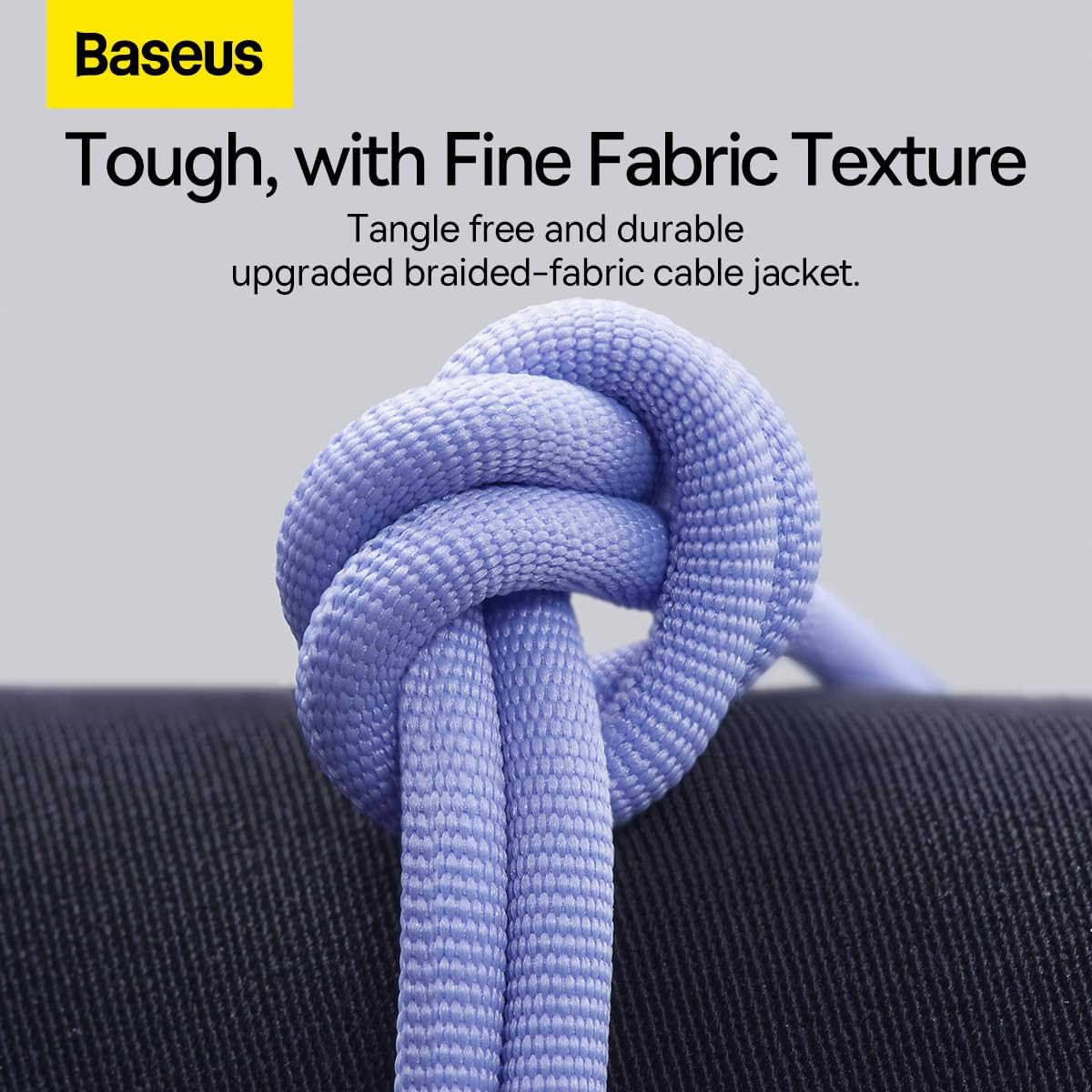 Baseus Crystal Shine 20W Type-C to Lightning Cable 1.2m-Purp -6