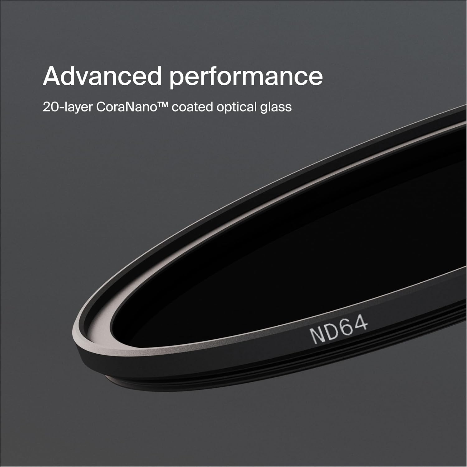 Urth 43mm Magnetic ND64 (6 Stop) Lens Filter (Plus+) - 20-Layer Nano-Coated, Ultra-Slim Neutral Density Exposure Control for Camera Lenses