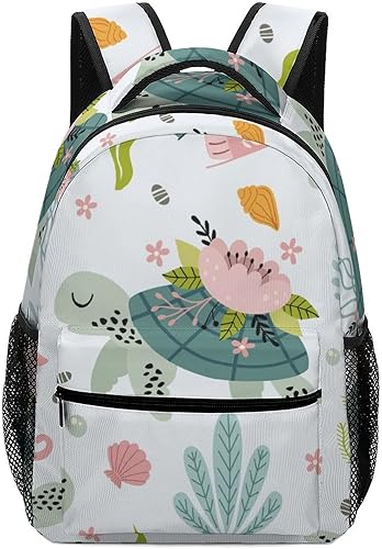 Cartoon Anck Cute Trup, Lightwng Tra Work and Business 16 pulgadas, Tortuga, Mochilas Daypack