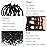 Leeven 7 Packs Faux Locs With Curly Ends 18 Inch Pre-looped Goddess Locs Crochet Hair 84 Strands Natural Black Crochet Bohemian Soft Locs Braiding Hair Extensions With Curls for Women 1B