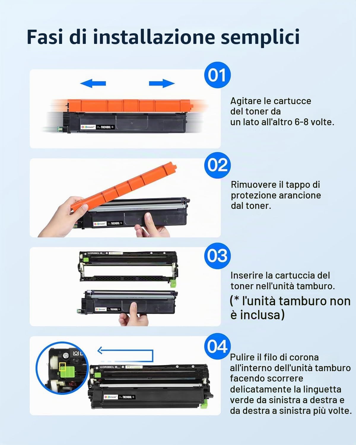 GPC Image TN248XL TN248 Toner Compatibili Brother TN248 TN248CMYK