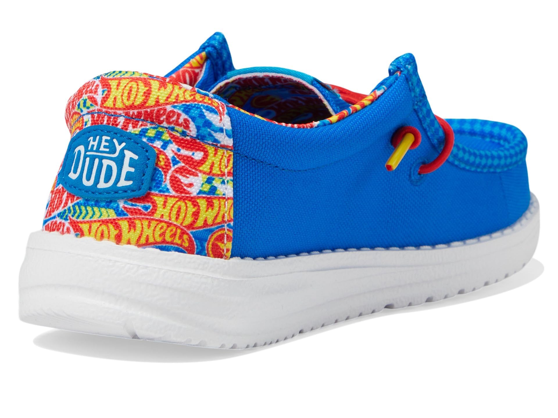 Hey Dude Kids Mens Wally Hot Wheels Blue/Multi 3 Medium : Amazon